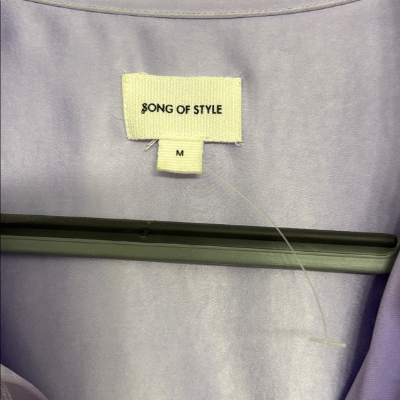 Song of Style Marta Satin dress sz M - Picture 3 of 6